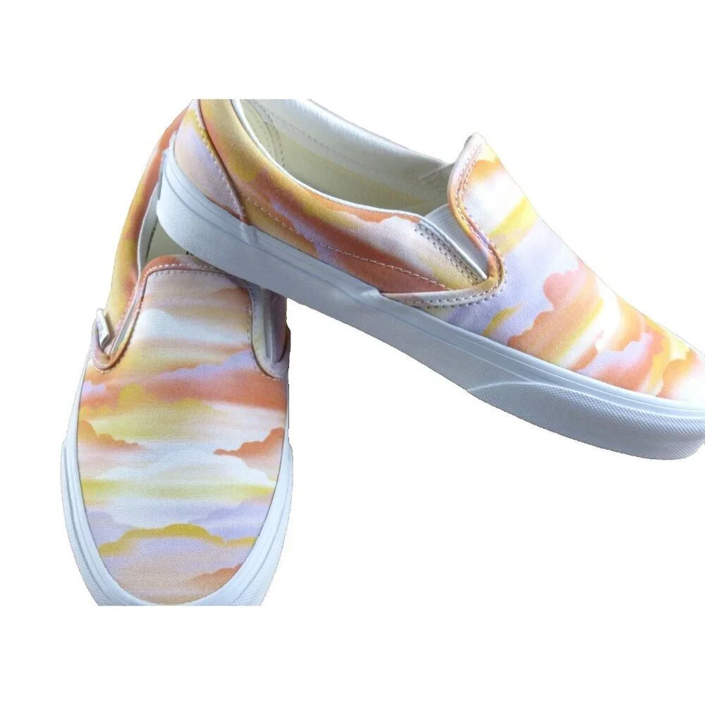 Vans Women's Classic Slip On Festival Dream Canvas Multi Shoes Sizes NIB